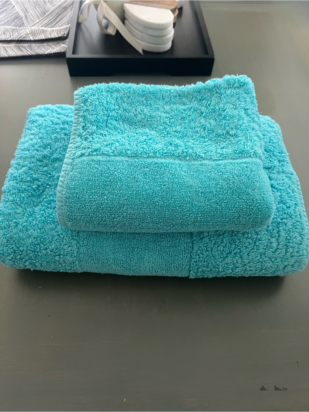 Abyss Super Line  100% Egyptian Cotton set of 2 Bath Towel and hand towel